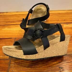 Birkenstock Black Wedge Sandal